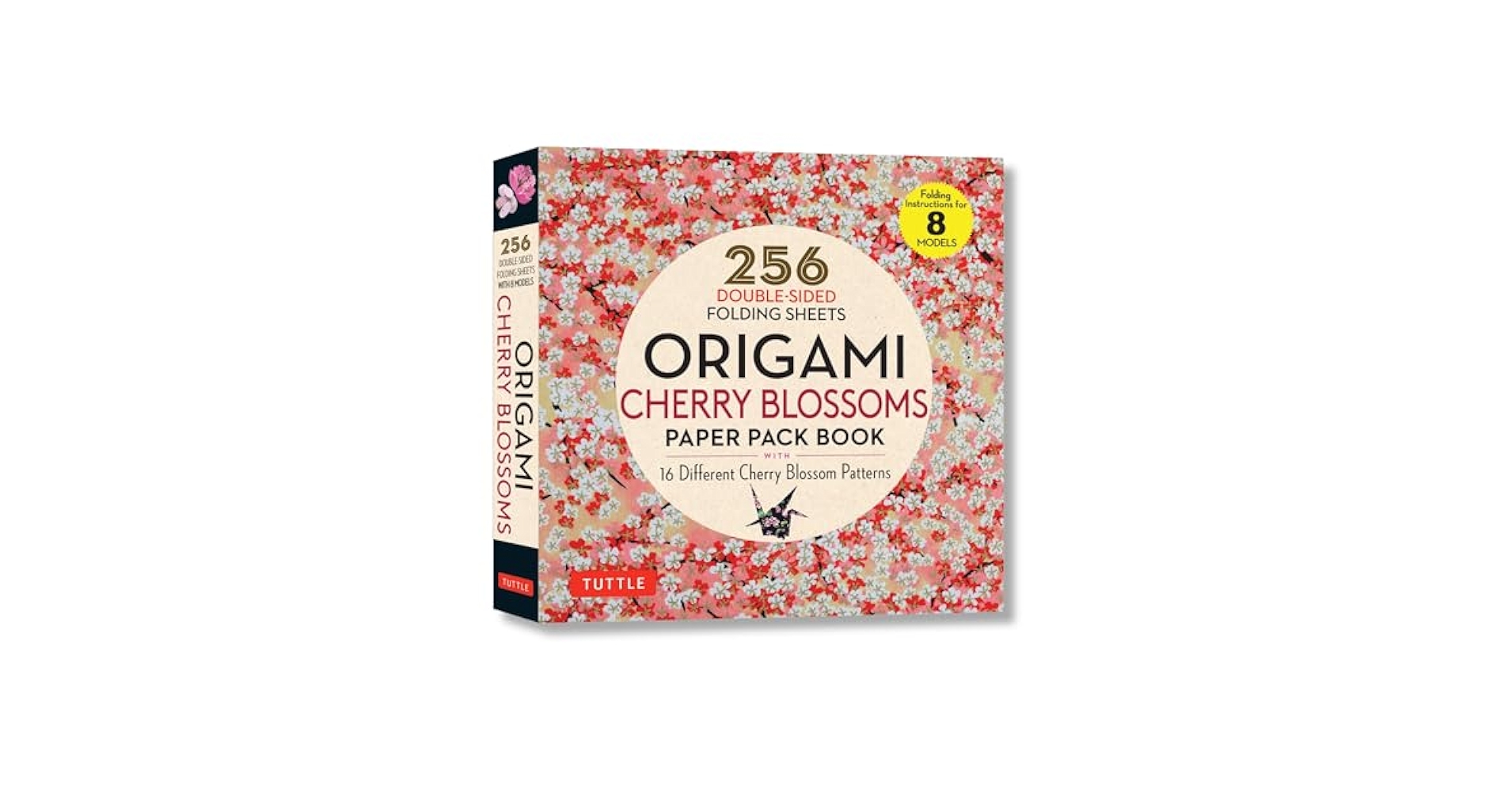Origami Cherry Blossoms Paper Pack Book: 256 Double-Sided